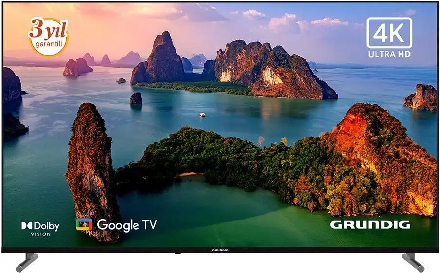 65GKU750 65'' 164 Ekran Uydu Alıcı 4K Ultra HD Smart Google TV