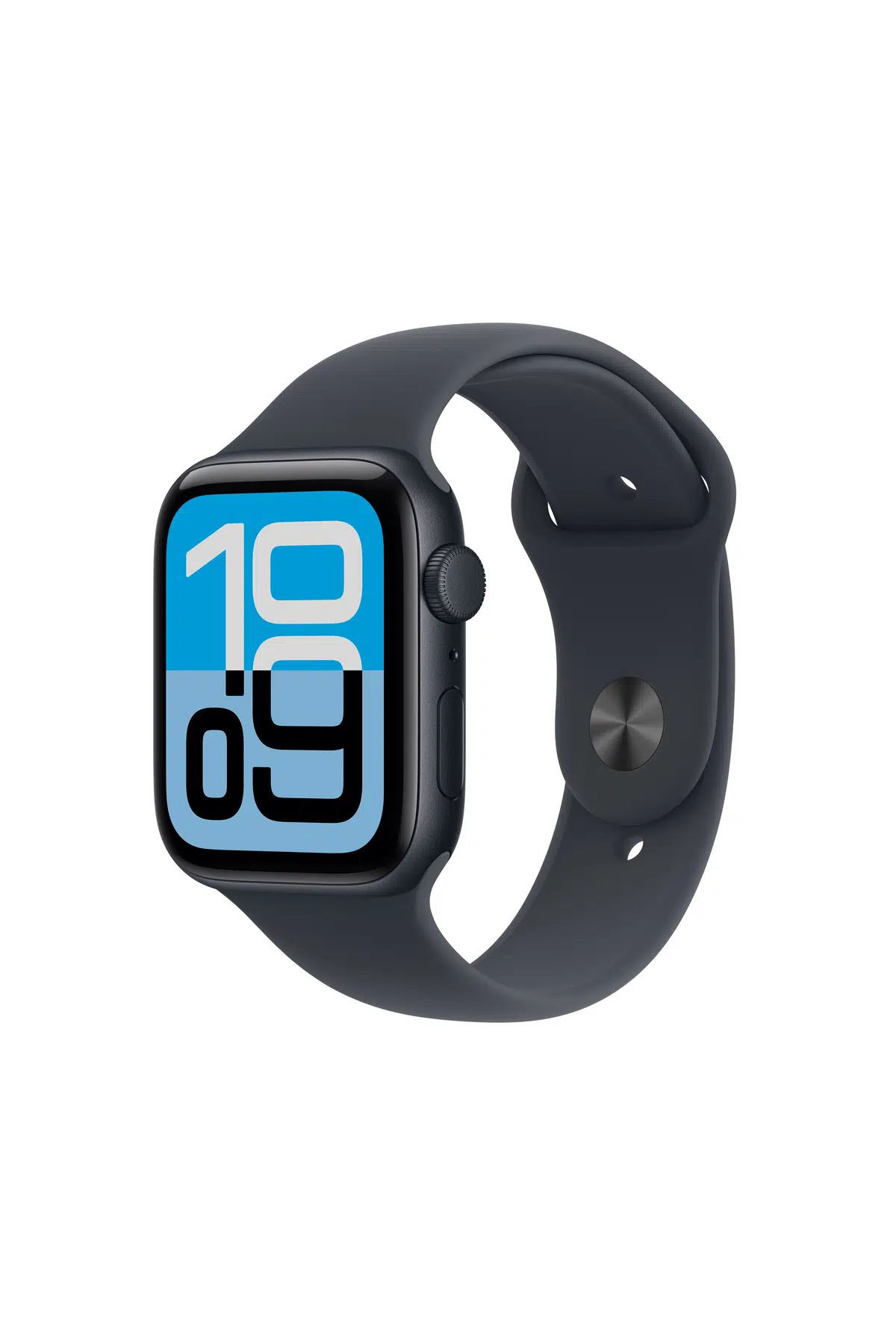Apple Watch SE 3 GPS, 44mm Gece Yarısı Alüminyum Kasa ve Gece Yarısı Spor Kordon - M/L