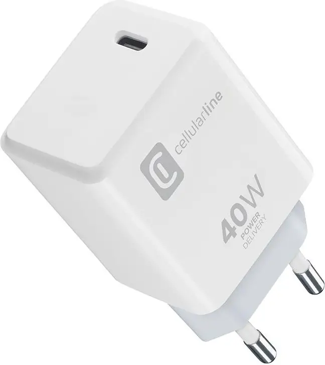 Cellularlıne 40W Pd Usb-C Şarj Adaptörü - Beyaz