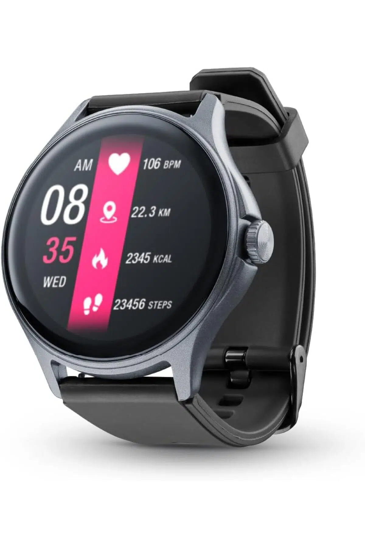 Cellularline Ion Pro Konuşma Özellikli Yuvarlak IP67 Akıllı Saat