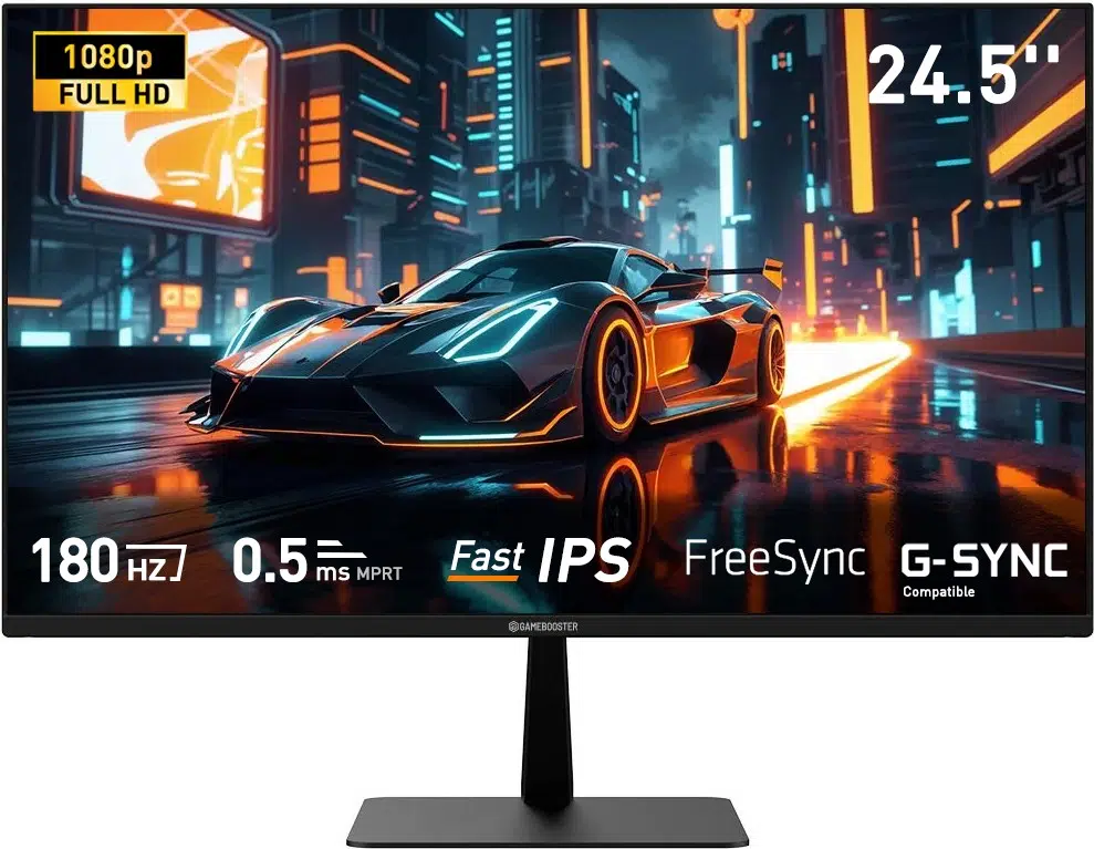 GameBooster GB-25F180FF 24.5" 180Hz Fast IPS 0.5ms Fhd 1*hdmı+1*dp Rgb Flat Gaming Monitör