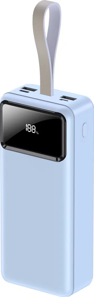 IX-PB028 30.000 Mah Dijital Göstergeli Powerbank Taşınabilir Şarj Cihazı - Beyaz